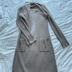 Long light brown cardigan